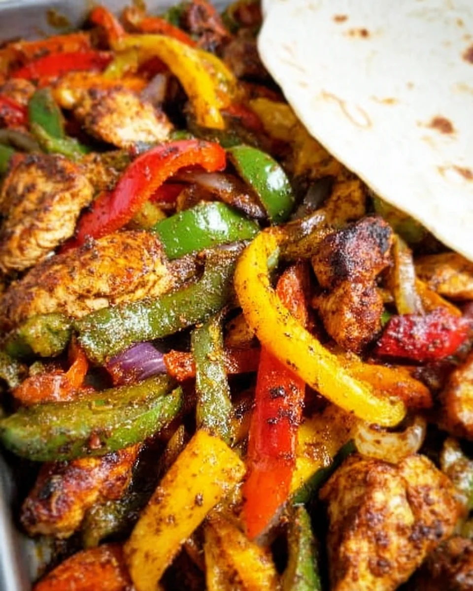 Sheet Pan Chicken Fajitas