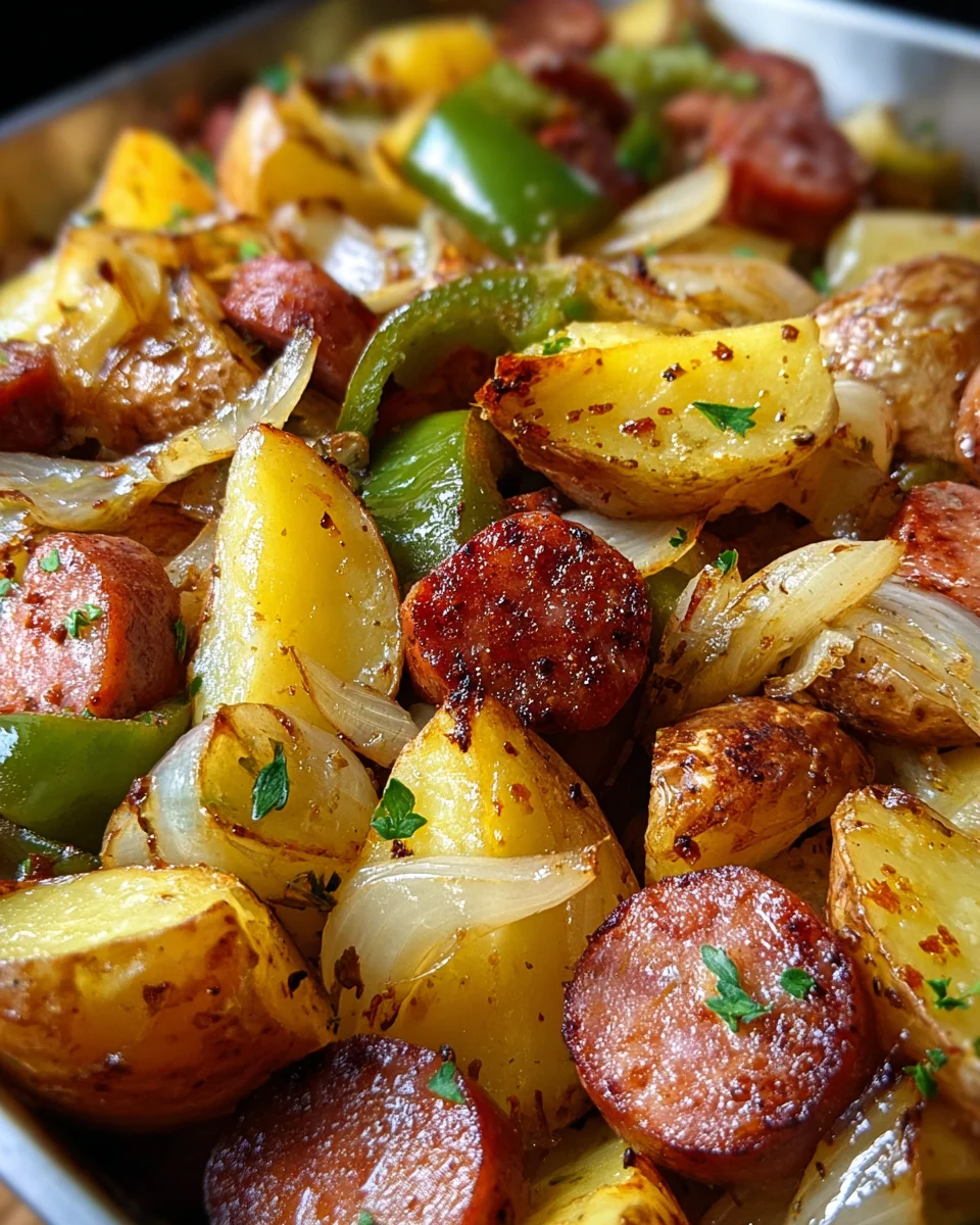 Smoked Sausage and Potato Bake
