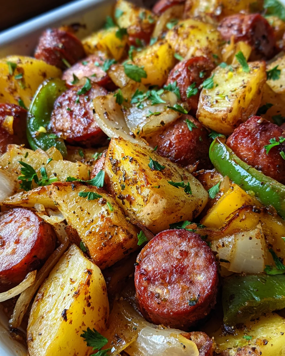 Smoked Sausage and Potato Bake 22 Smoked