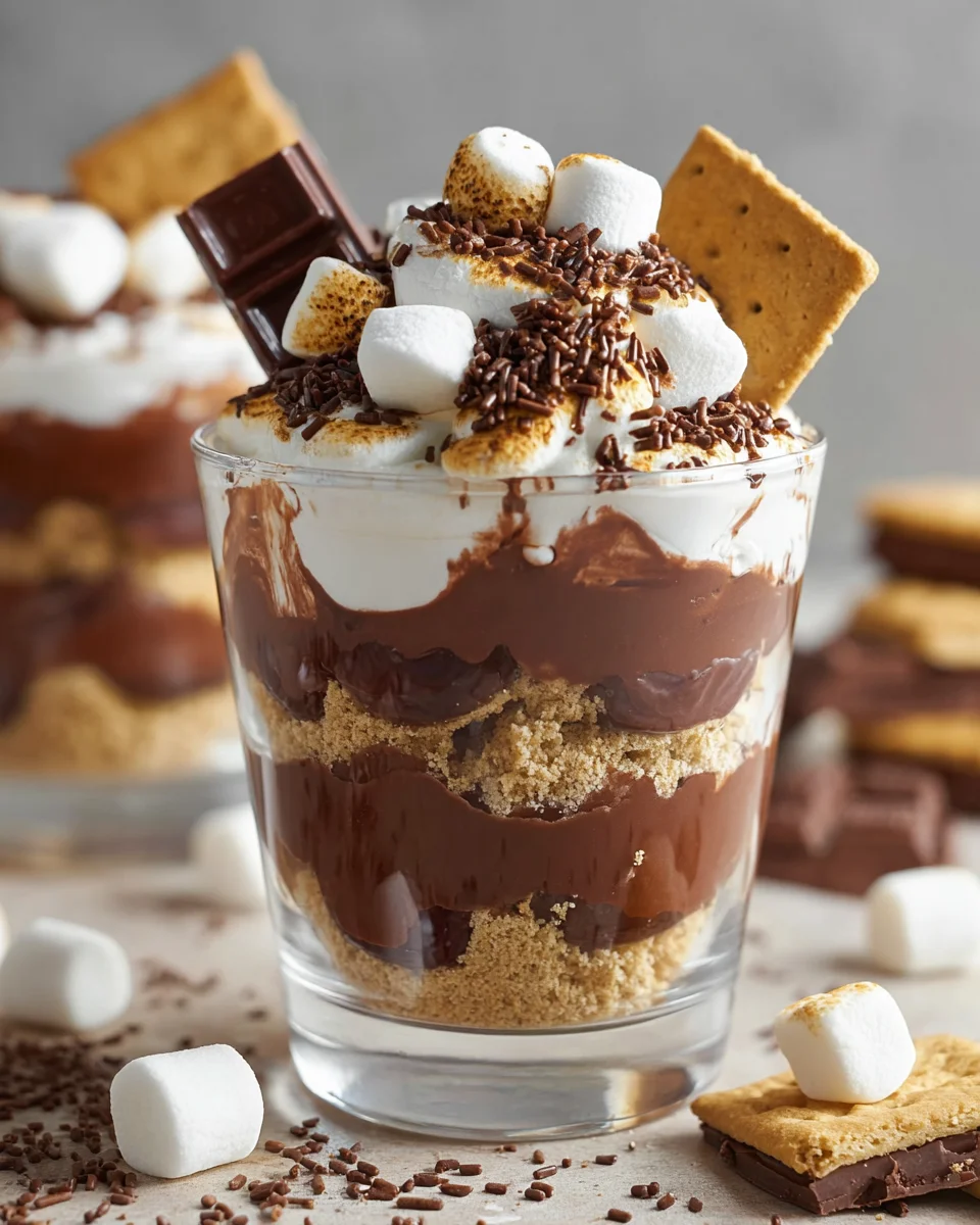 Smores Pudding Cups 18 Smores