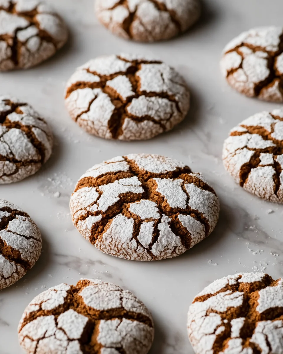 Soft and Spiced Gingerbread Crinkle Cookies 23 Soft