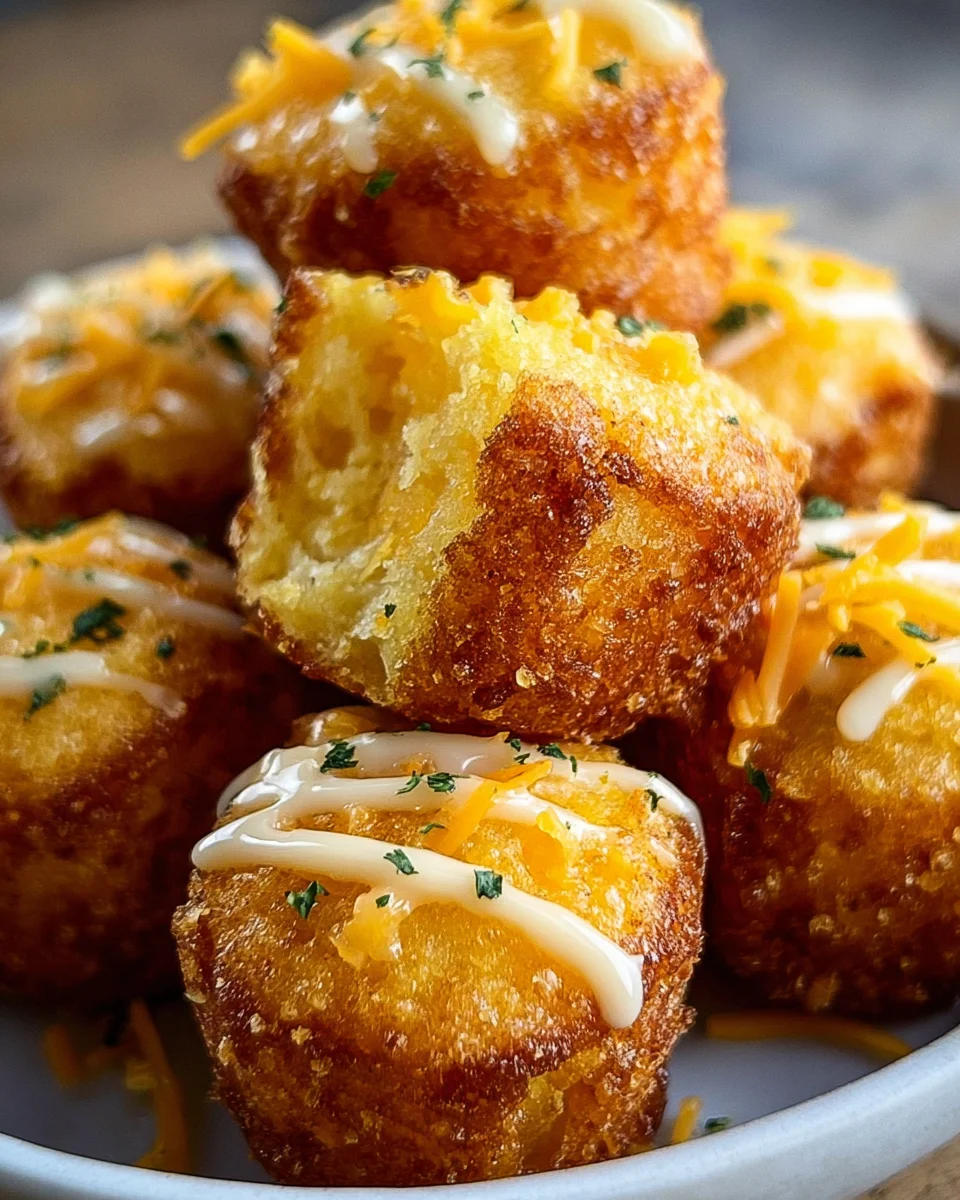 Southern-Style Honey Butter Cornbread Poppers