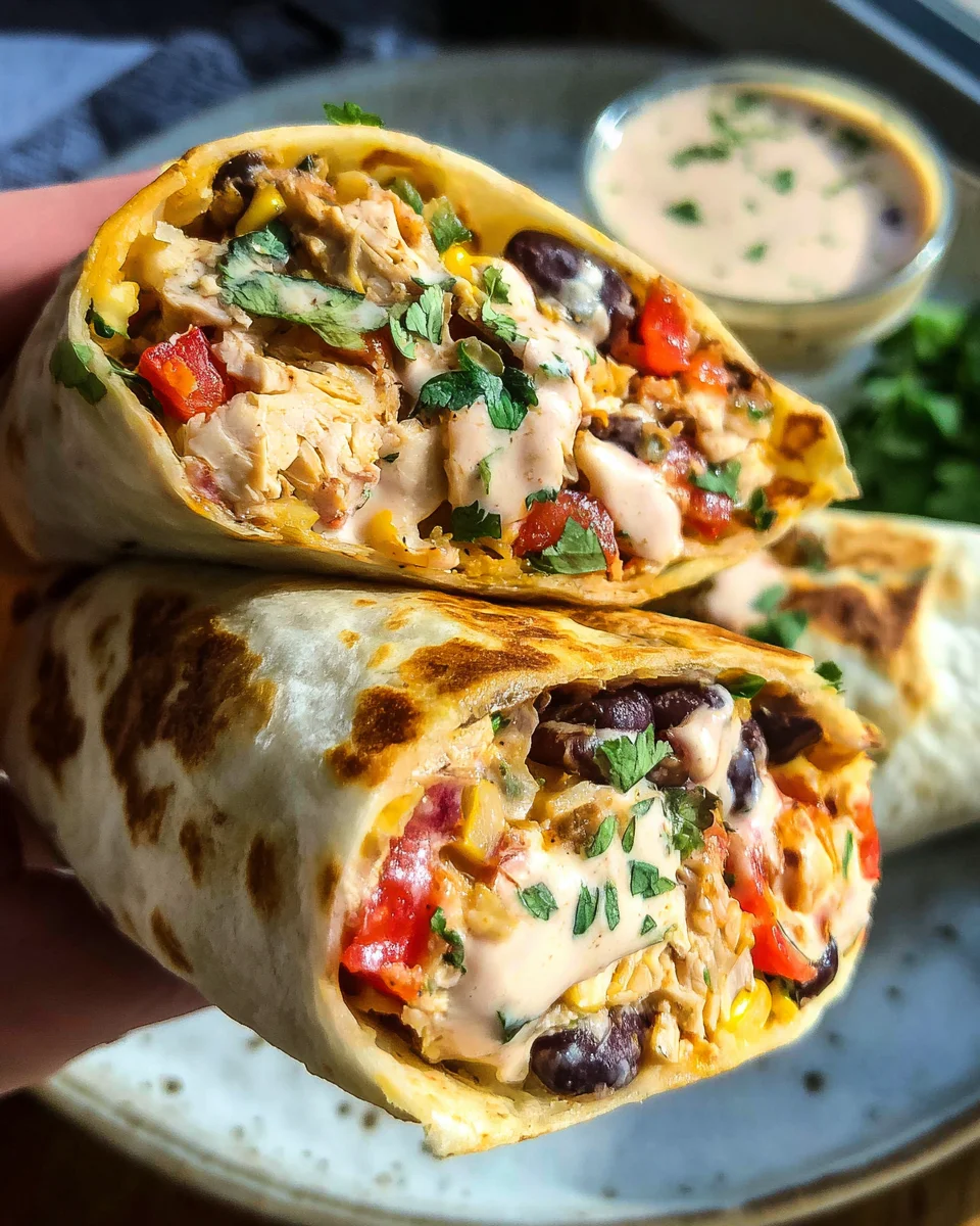 Southwest Chicken Wrap 21 Southwest