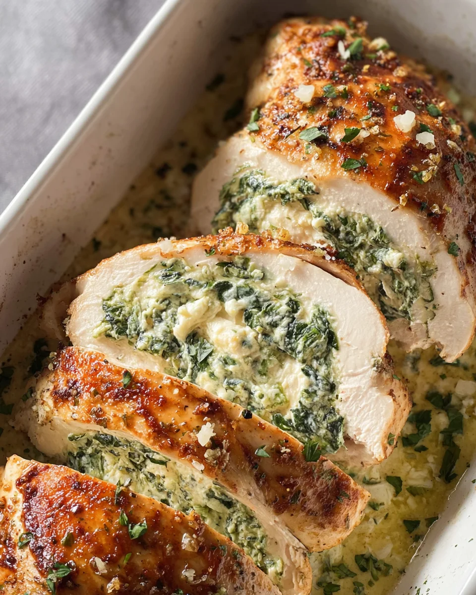 Spinach Stuffed Chicken Fillets 21 Spinach