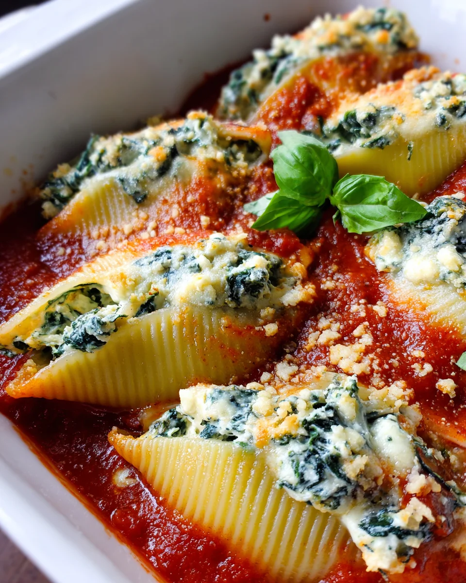 Spinach and Ricotta Stuffed Shells Recipe 23 Spinach
