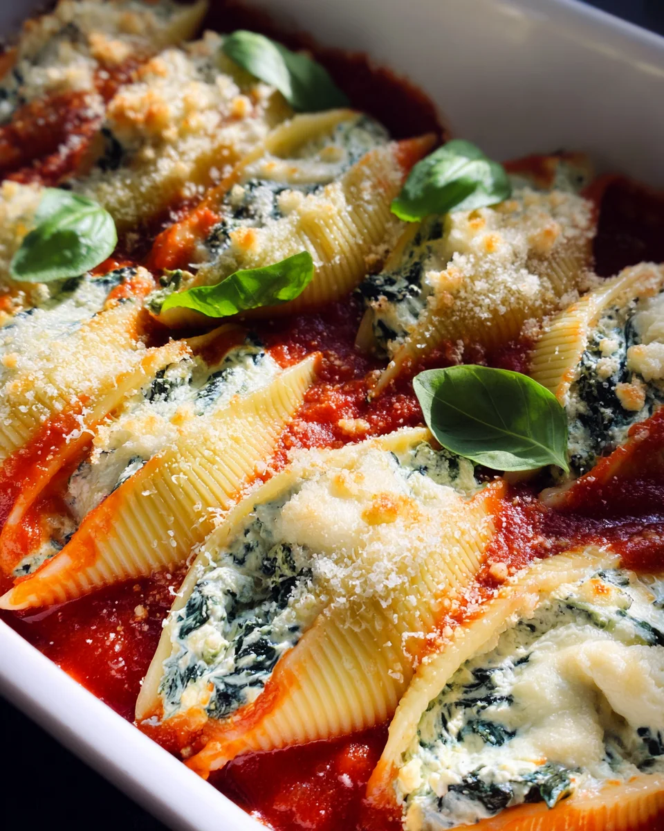Spinach and Ricotta Stuffed Shells Recipe 24 Spinach