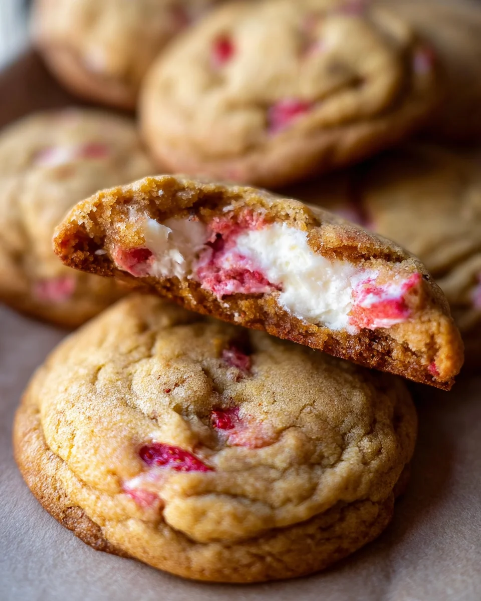 Strawberry Cheesecake Cookies 23 Strawberry