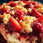 Strawberry Cheesecake Dump Cake