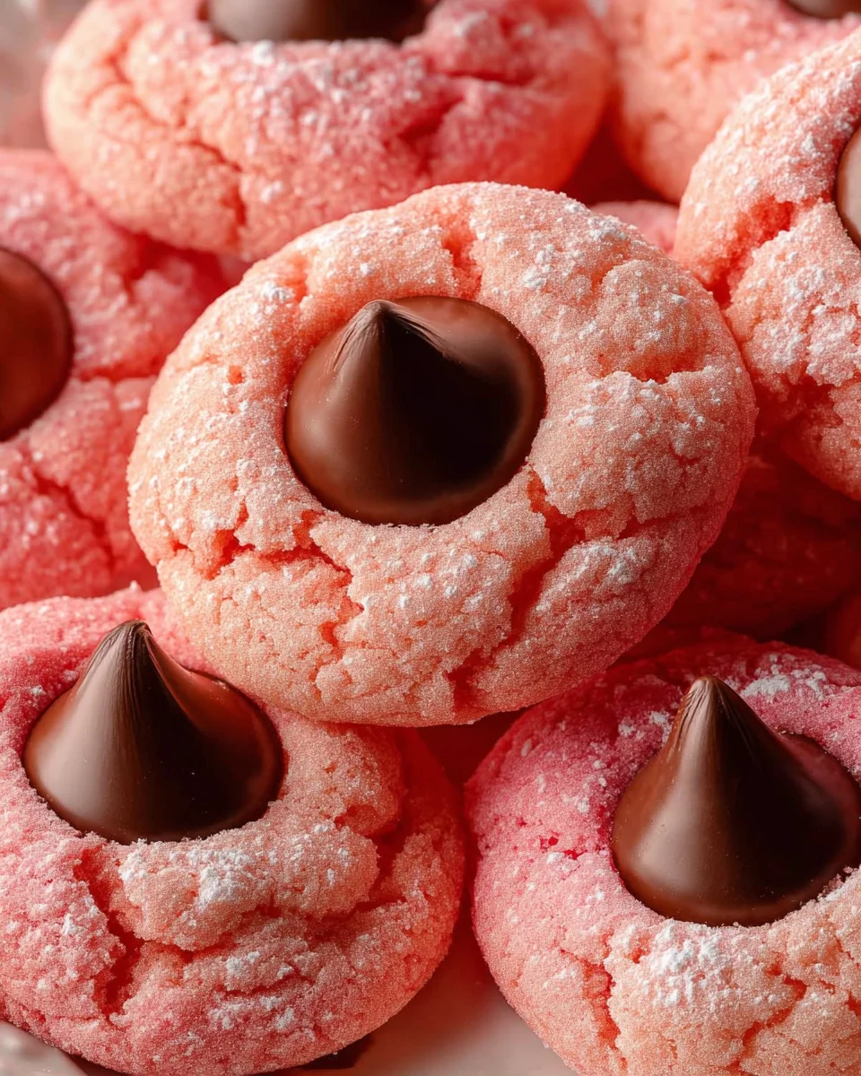 Strawberry Kiss Cookies Recipe