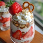 Strawberry Pretzel Salad Parfaits