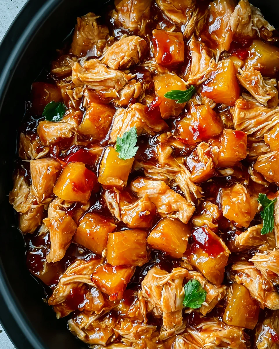 Sweet Hawaiian Crockpot Chicken