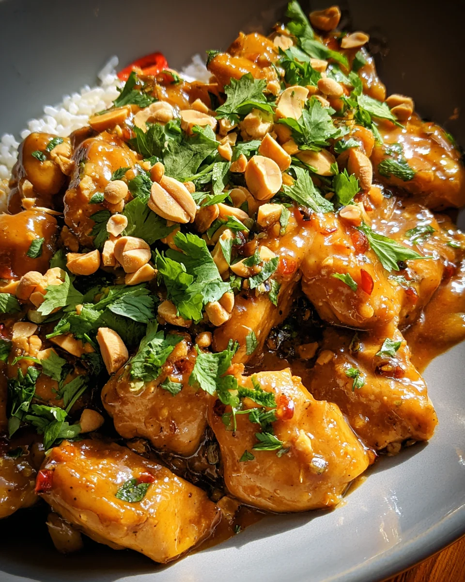 Thai Peanut Chicken 18 Thai