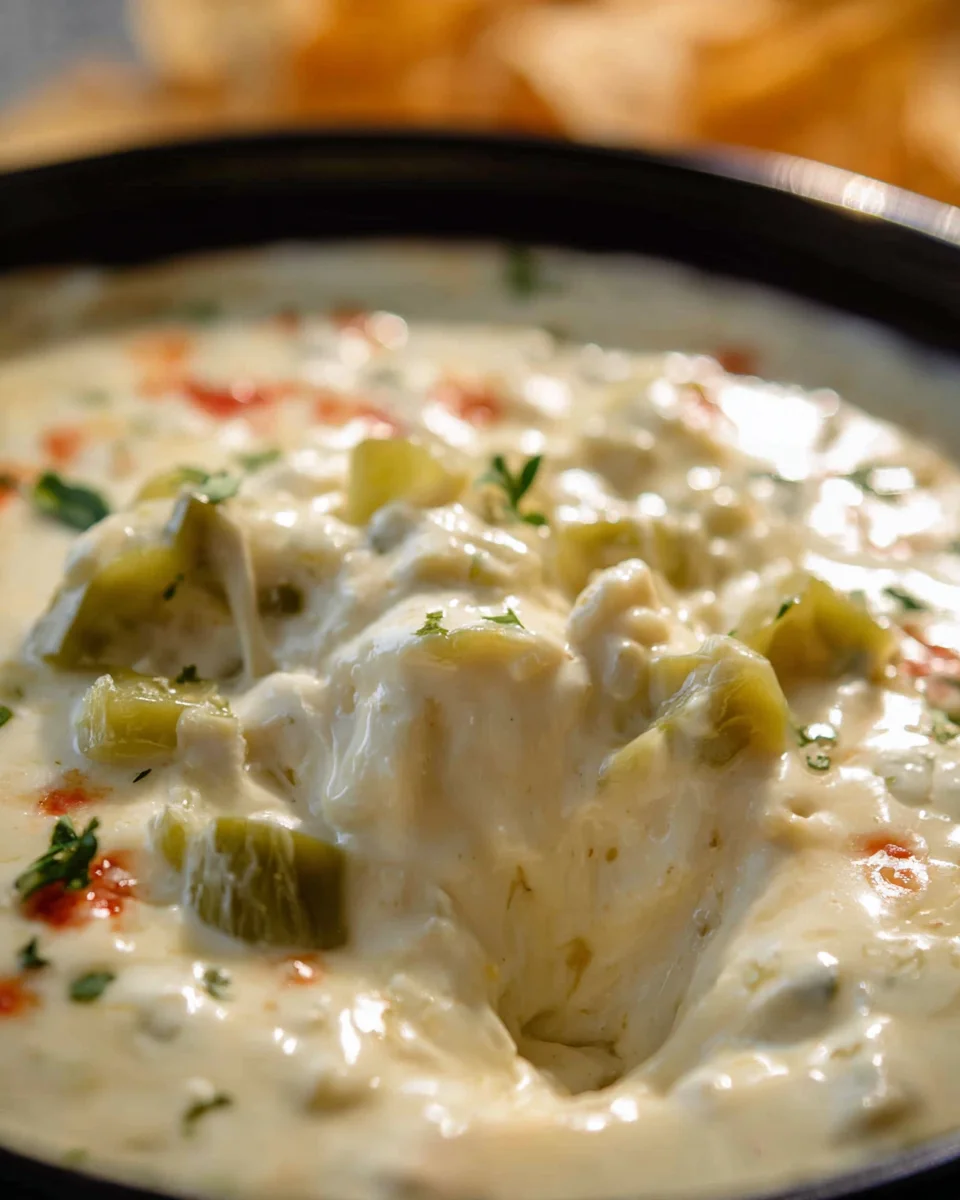 The Best Crock pot White Cheese Dip Recipe