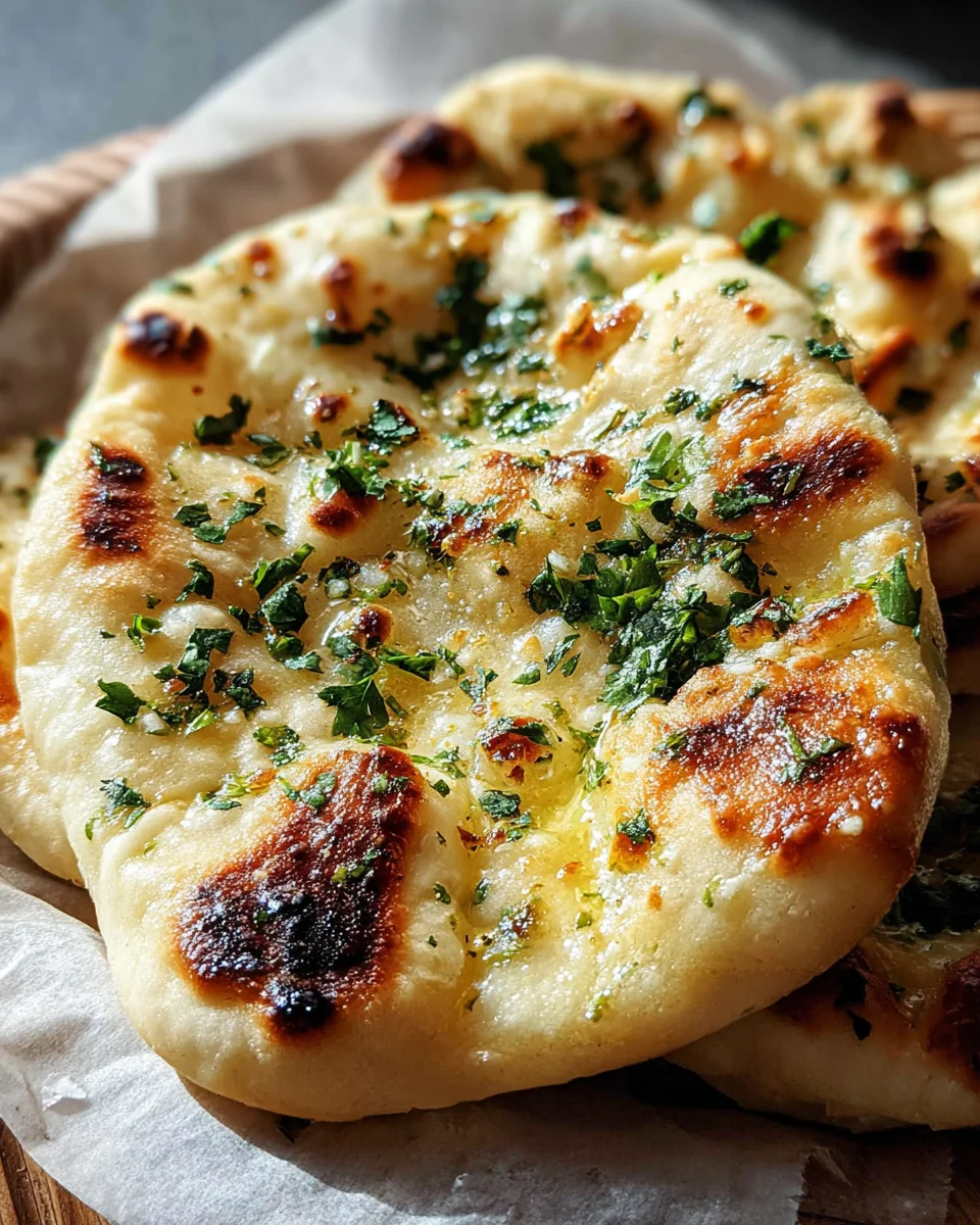 The Best Easy Garlic Naan Bread