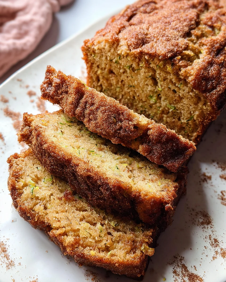 The Best Snickerdoodle Zucchini Bread