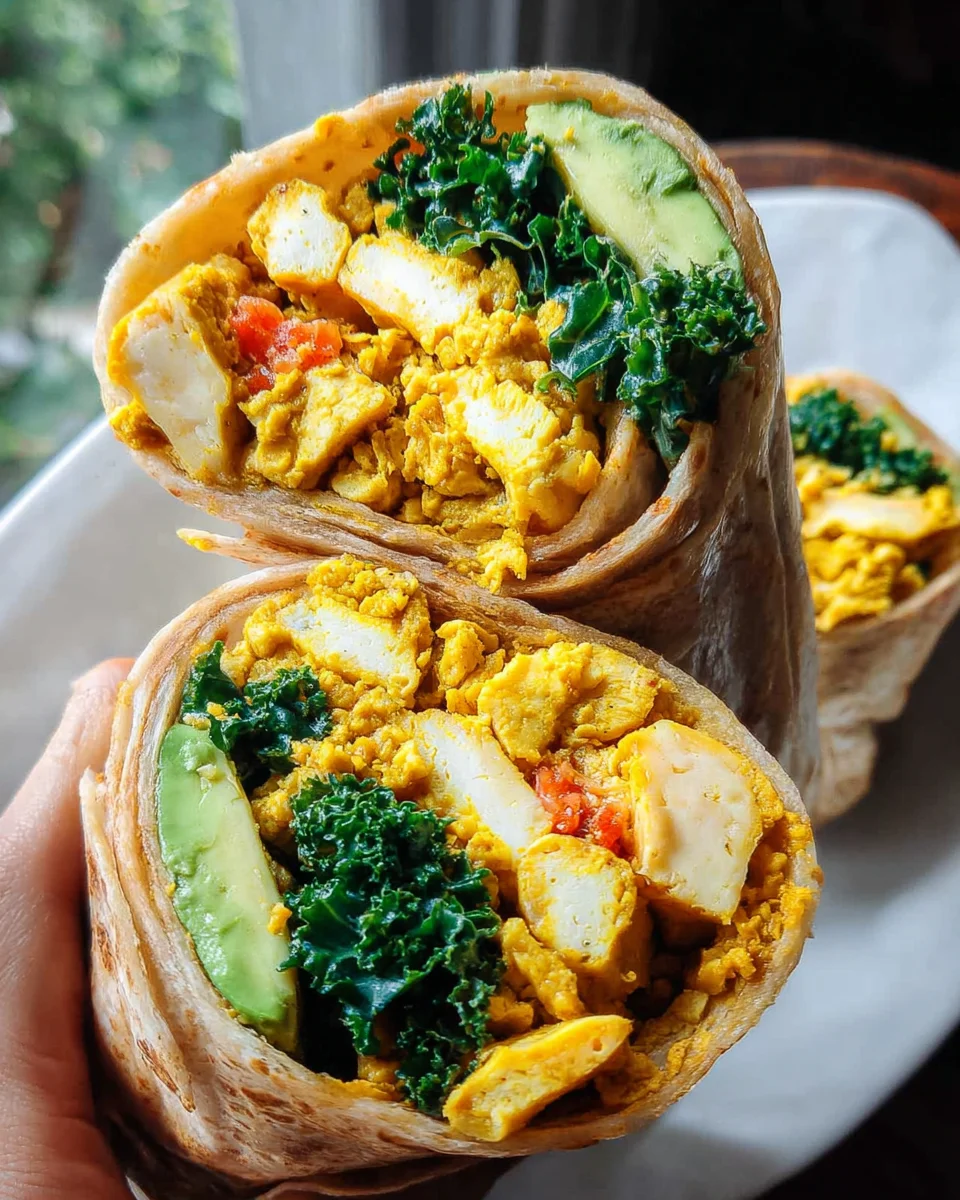 Tofu Scramble Wrap