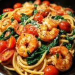 Tomato Spinach Shrimp Pasta 21 Tomato Spinach Shrimp Pasta