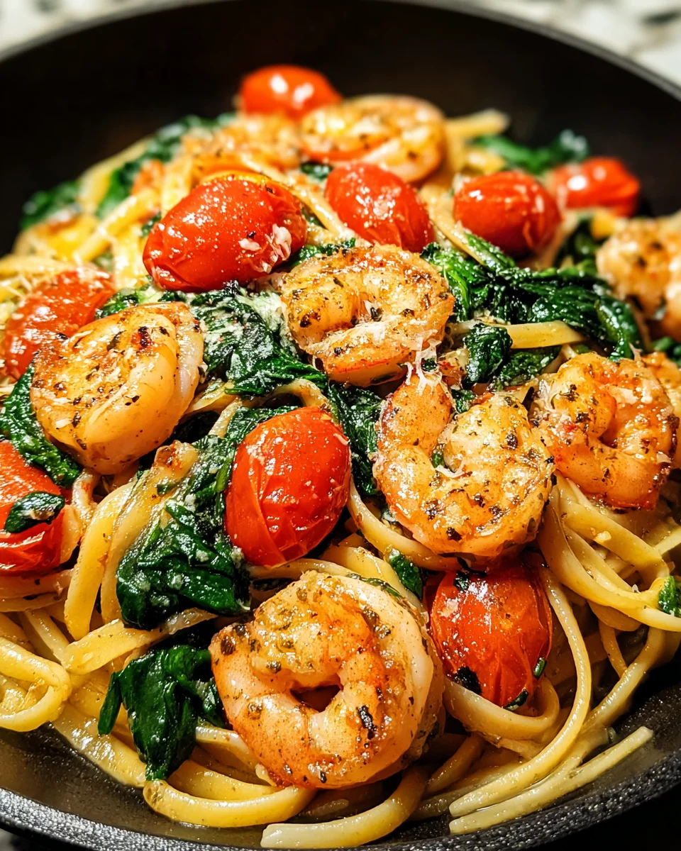 Tomato Spinach Shrimp Pasta 19 Tomato