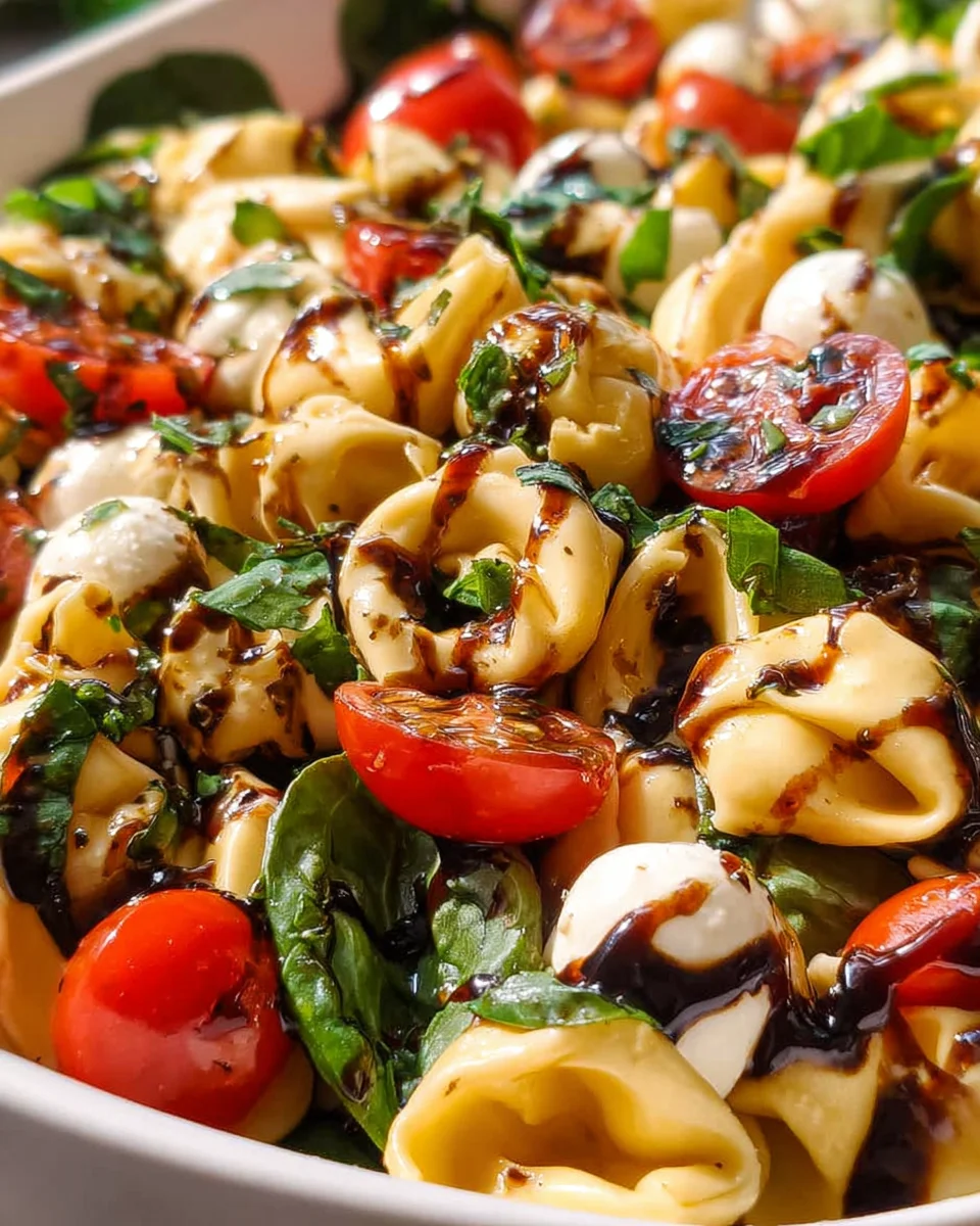 Tortellini Caprese Salad 18 Tortellini