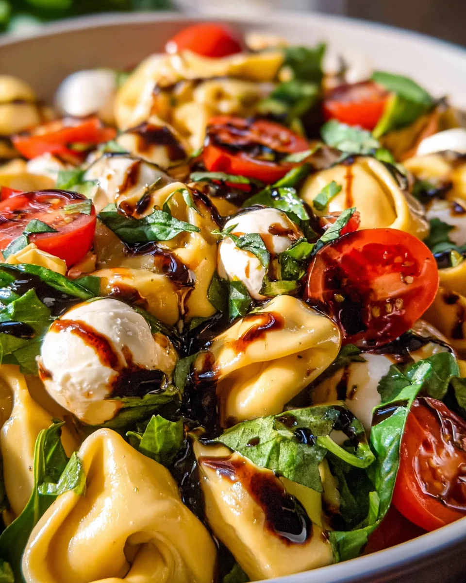 Tortellini Caprese Salad 19 Tortellini