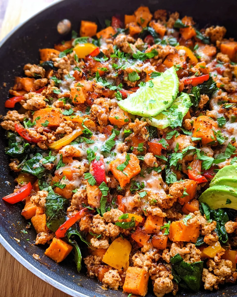 Turkey Sweet Potato Skillet
