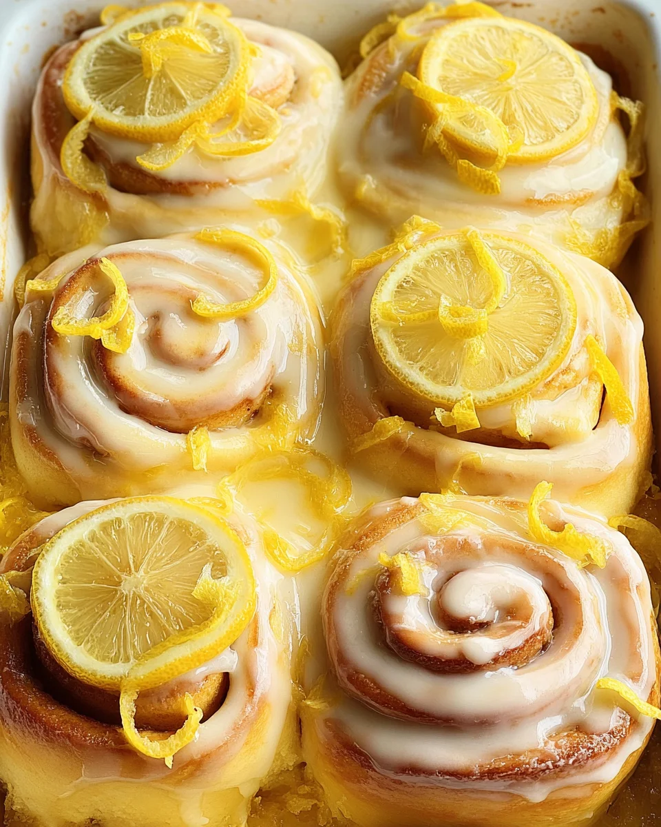 Vegan Lemon Sweet Rolls