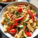 Vegan Pasta Primavera with Creamy Garlic Cashew Sauce 21 Vegan Pasta Primavera with Creamy Garlic Cashew Sauce