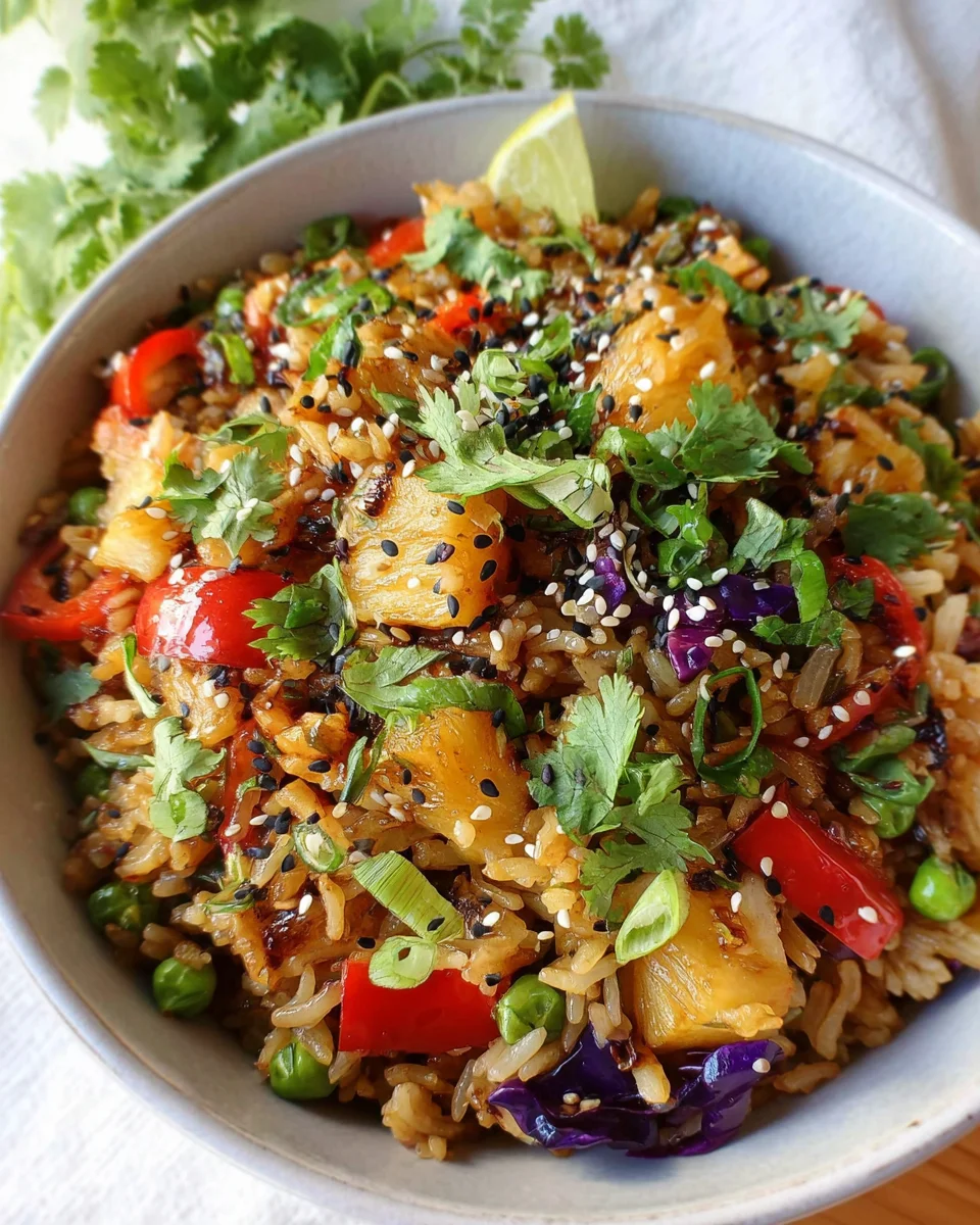 Vegan Pineapple Fried Rice 22 Vegan