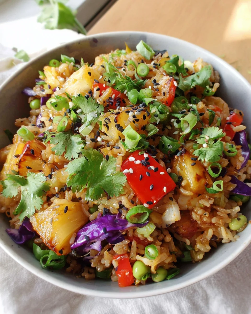 Vegan Pineapple Fried Rice 23 Vegan