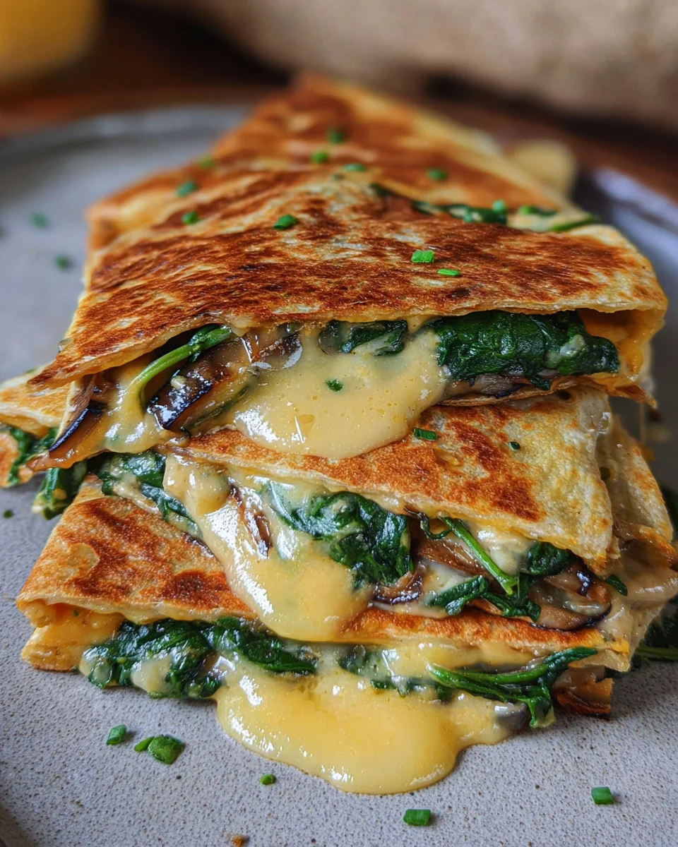Vegan Spinach Quesadillas 17 Vegan