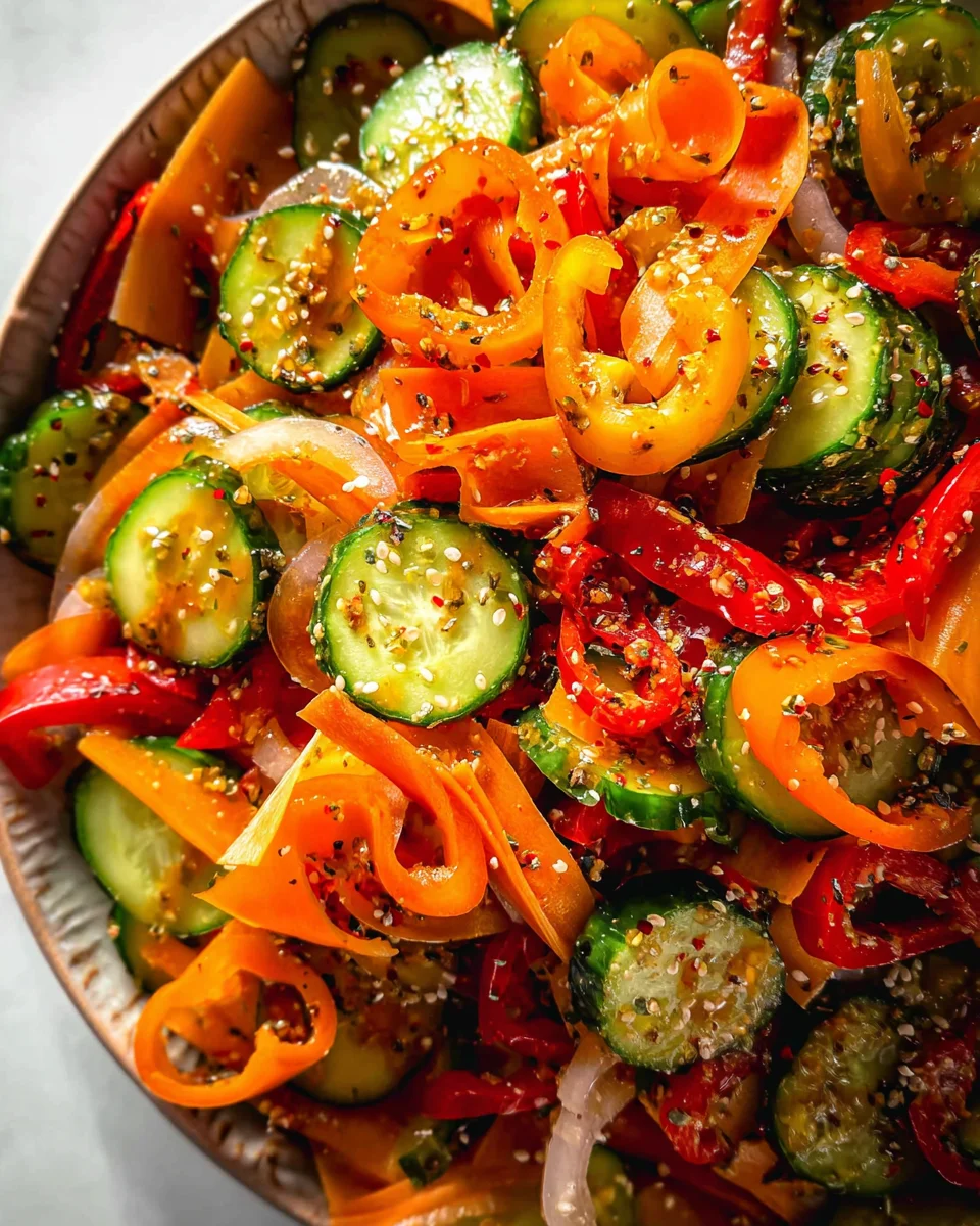 Viral Cucumber Pepper Salad 16 Viral