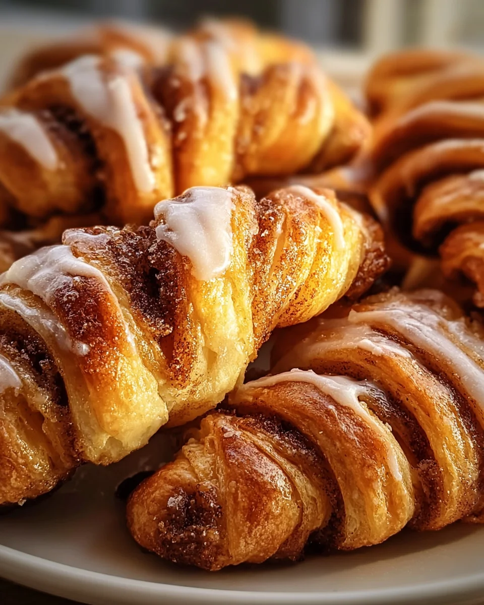 Warm Cinnamon Crescent Twists