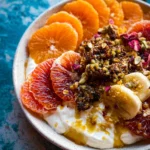 Winter Citrus Ricotta Breakfast Bowl with Honeycomb